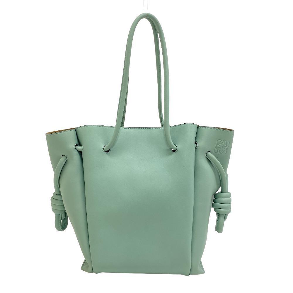 LOEWE Flamenco Knot Handbag Aqua Green